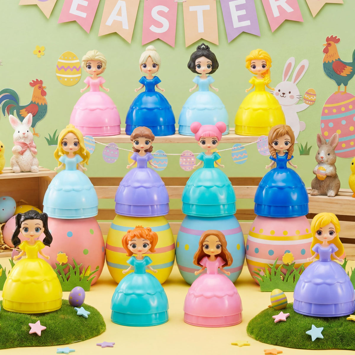 JOYIN princess doll surprise unveil: magical unboxing moment for children.