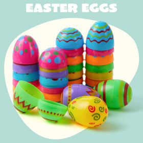 JOYIN printed patterns on plastic eggs create eye-catching classroom decor