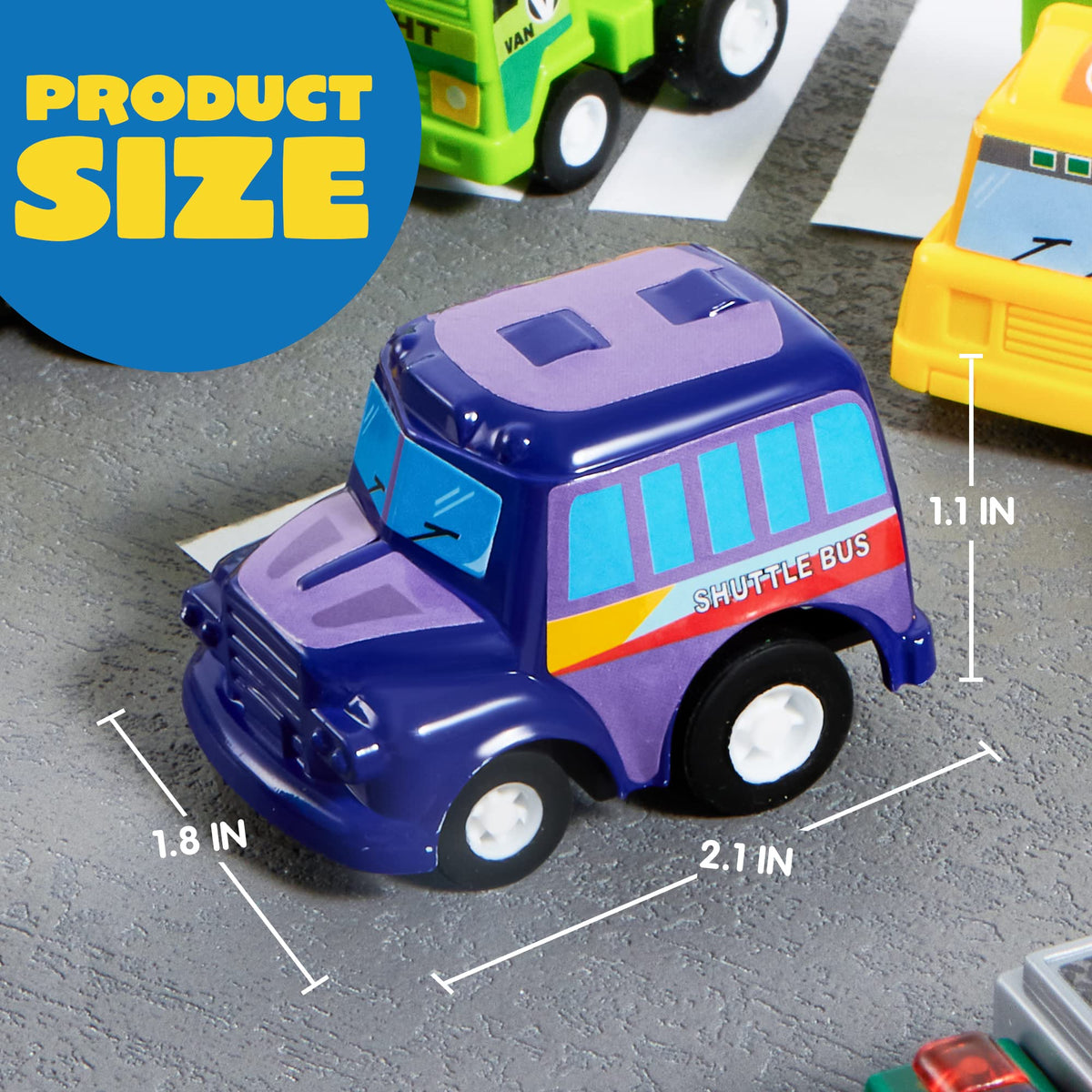 JOYIN pull-back bread truck, realistic silhouette fuels imaginative shopping play.