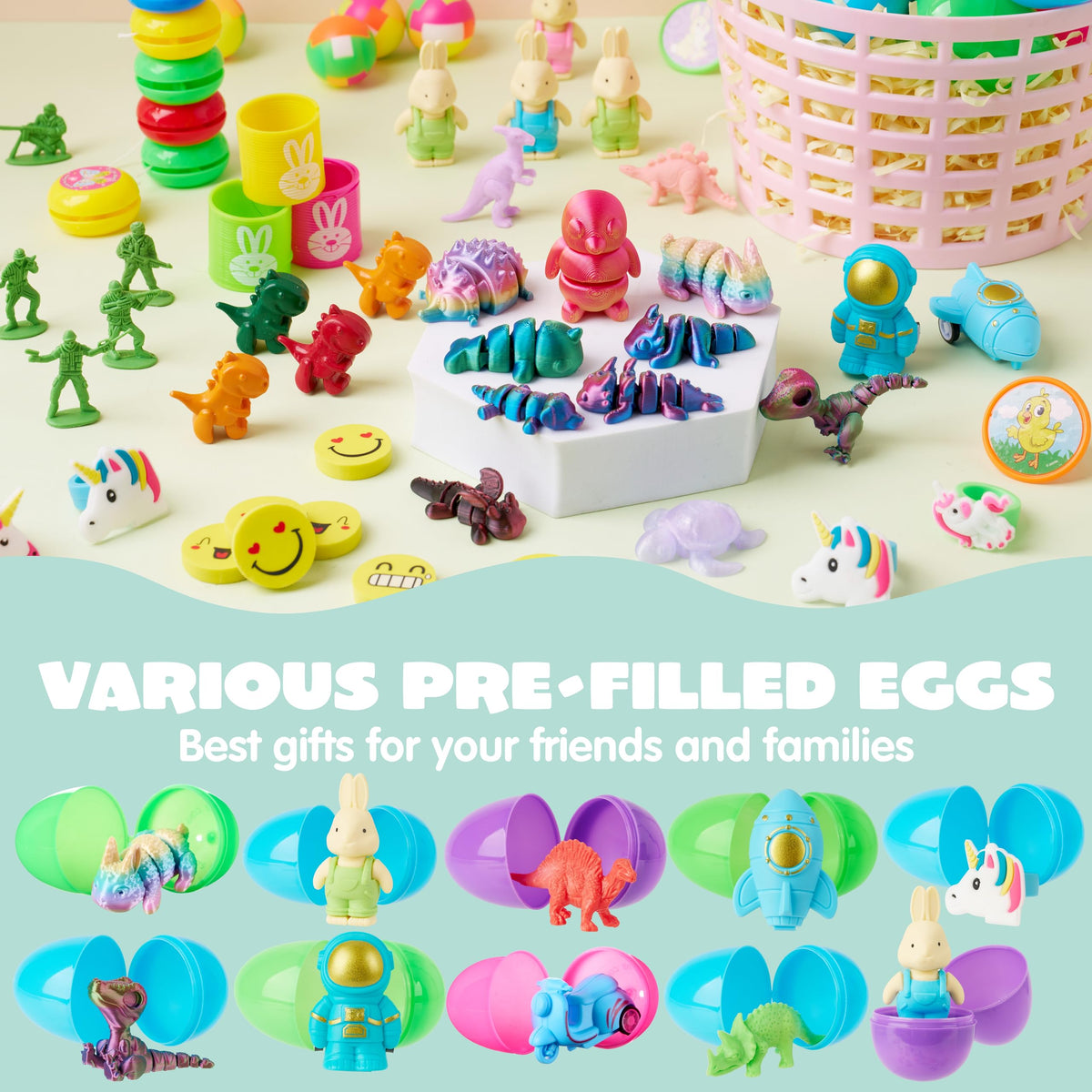 JOYIN erasers and mochis provide soft, collectible surprises.