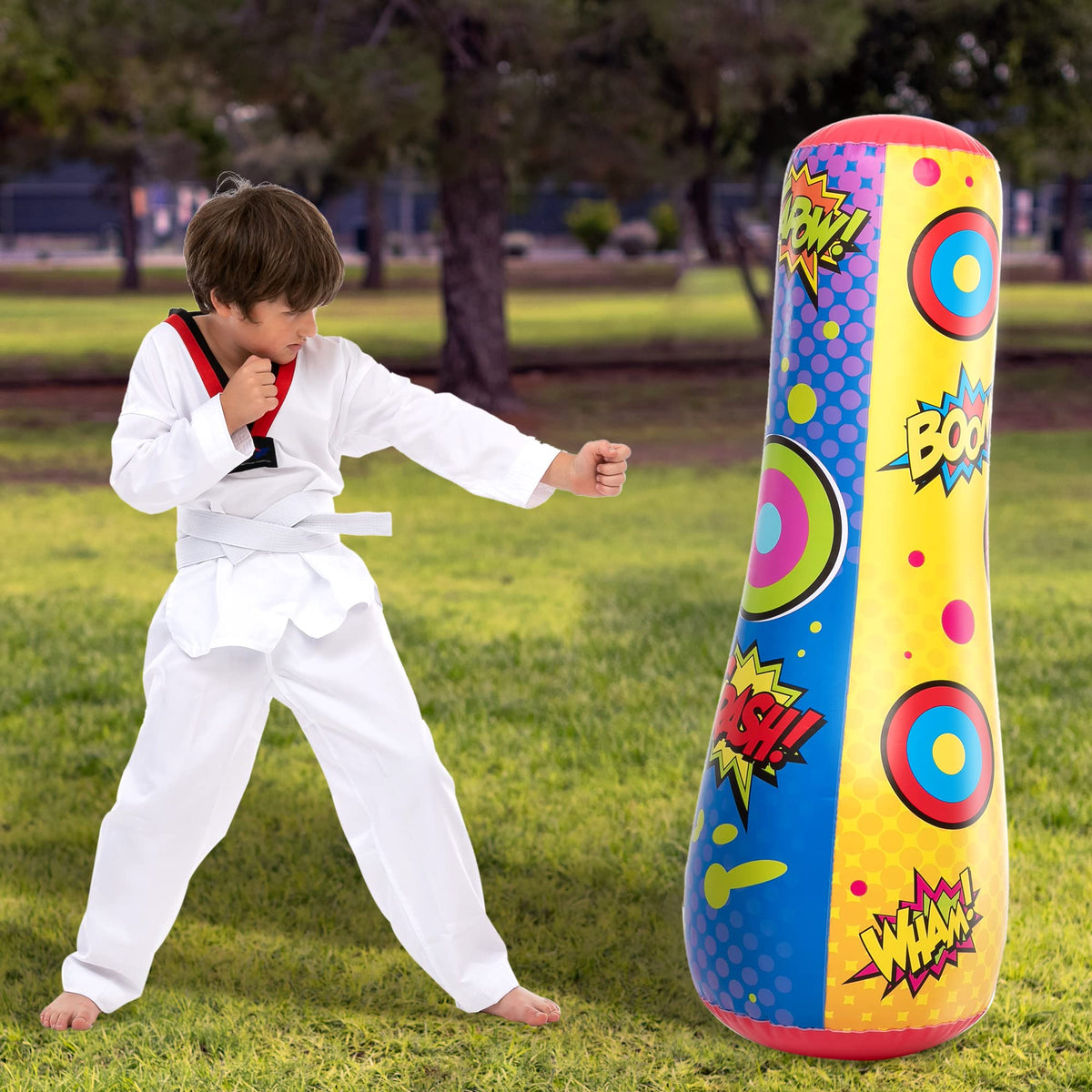 JOYIN inflation valve enables quick setup of the punching bag