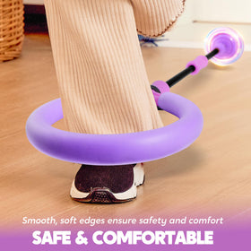 JOYIN Purple Ankle Skip Ball durable PP and PVC materials