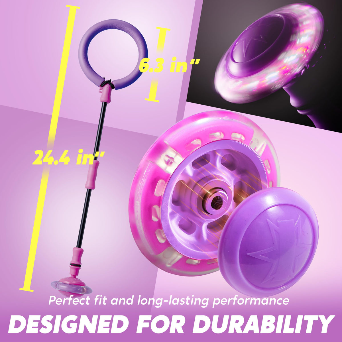 JOYIN Purple Ankle Skip Ball safe and comfortable during active play