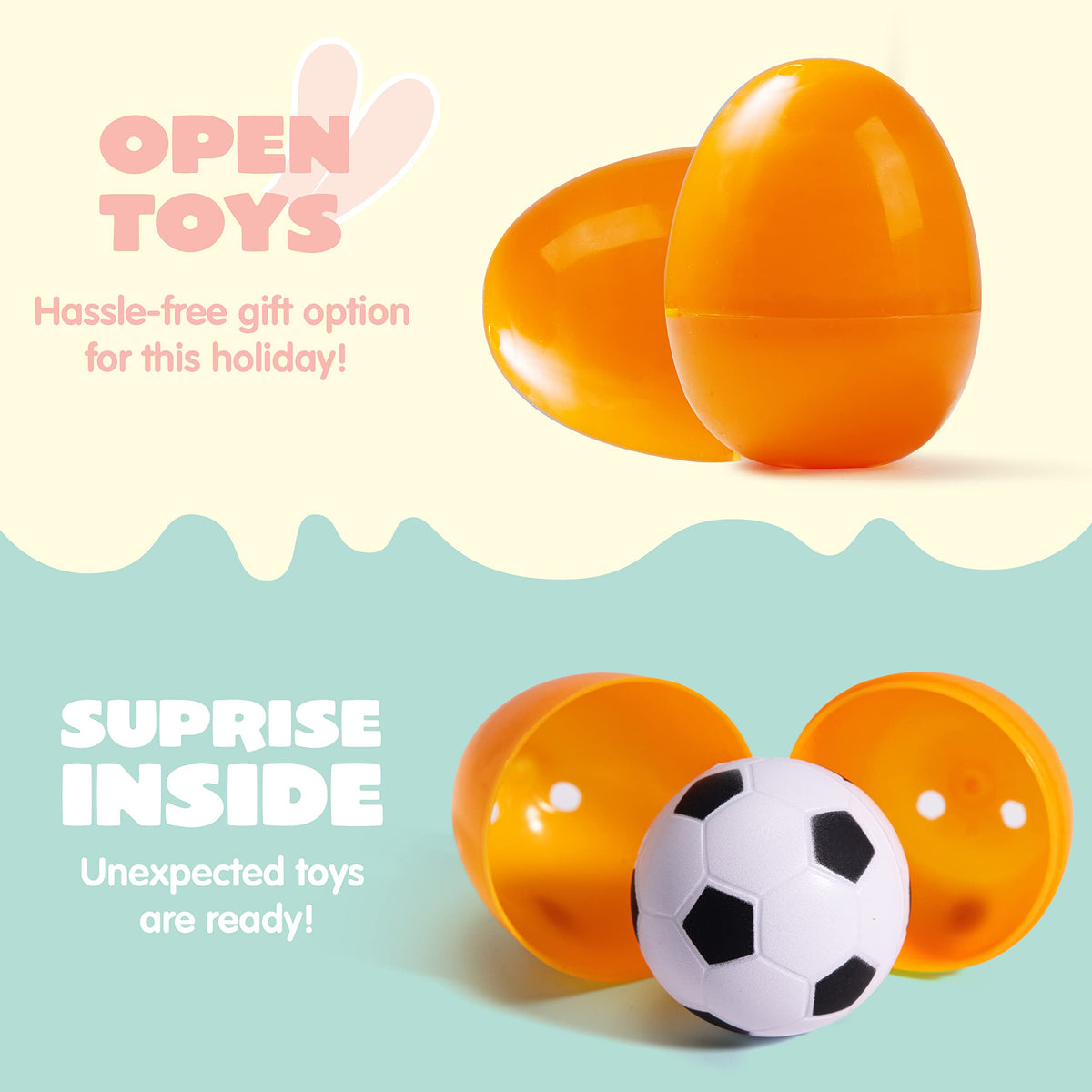 JOYIN push pop inside eggs provides satisfying pop sounds for sensory play