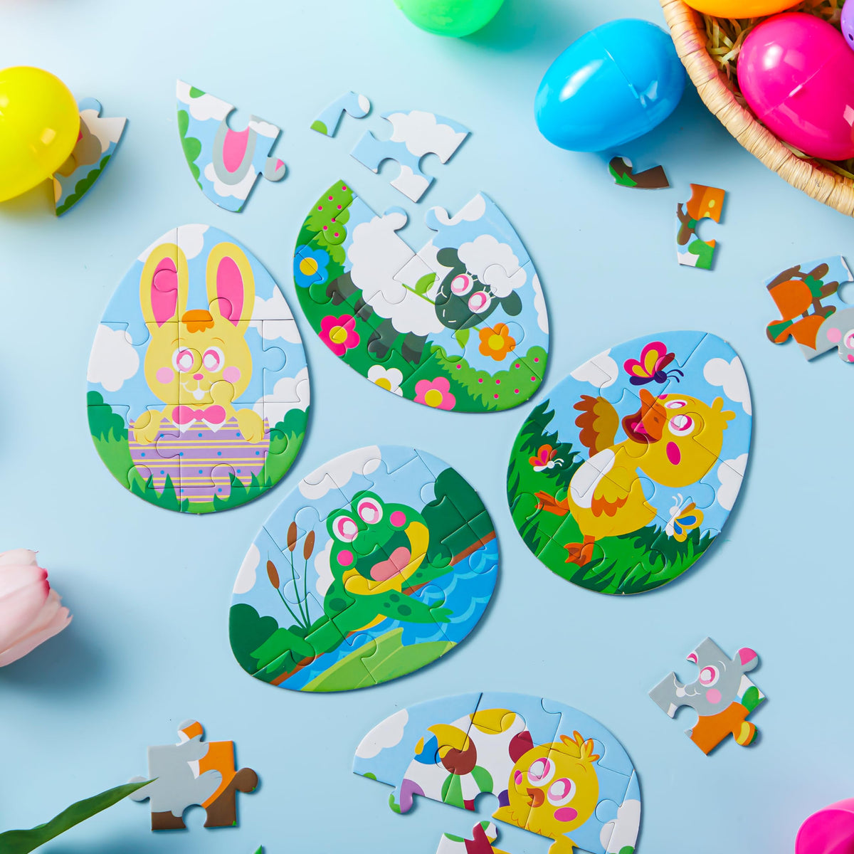 JOYIN puzzle assembly activity for classroom or home learning sessions.