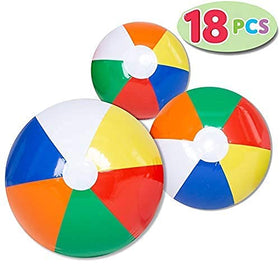 JOYIN rainbow beach ball color display ready for beach fun