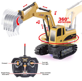 JOYIN RC dump truck dumping bed action for sandbox construction
