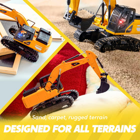 JOYIN RC remote control provides precise handling for digging.