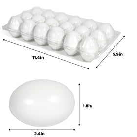 Realistic-looking wooden eggs ideal for classroom activities and Easter crafts.