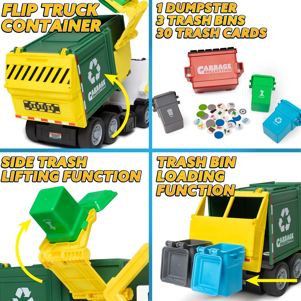 JOYIN rear dump bin enables hands on waste disposal role play
