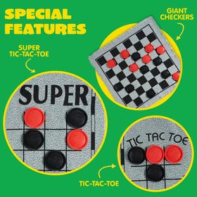 JOYIN reversible game mat enables quick switch between games.