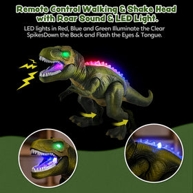 JOYIN robot dinosaur roaring sound feature adds realistic action for kids