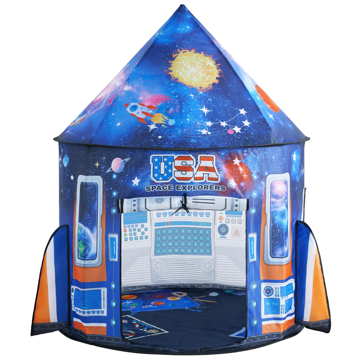 JOYIN Rocket Ship Play Tent for kids with indoor adventures and space play focus