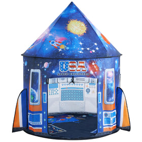 JOYIN Rocket Ship Play Tent for kids with indoor adventures and space play focus
