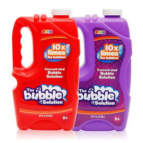 JOYIN safe child bubble solution emphasizing non-toxic, kid-friendly use