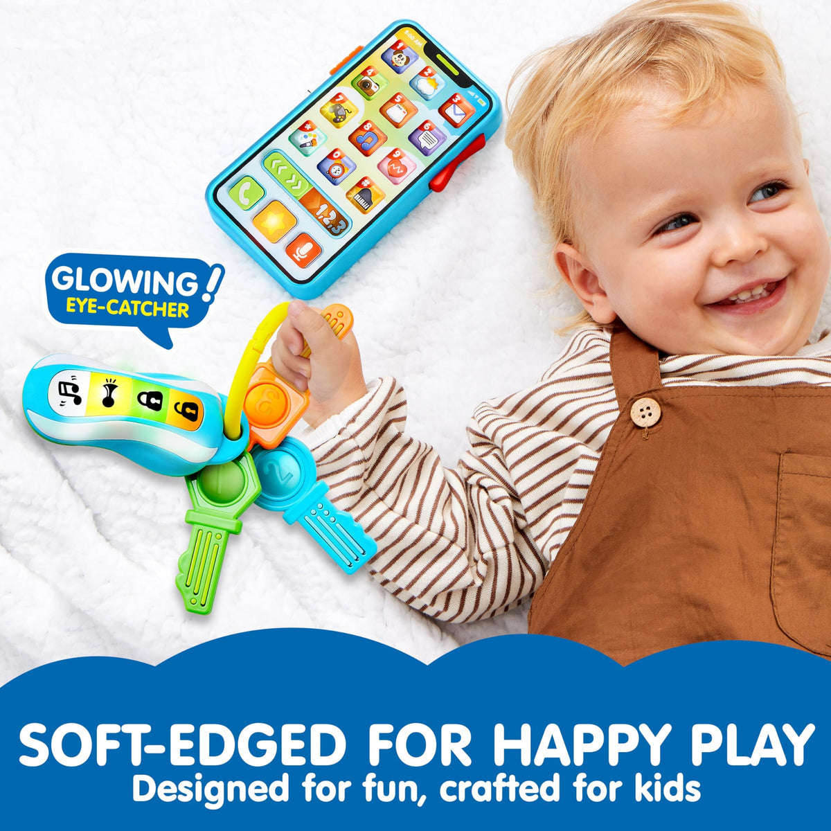 JOYIN material is safe and durable with bite-friendly silicone details.