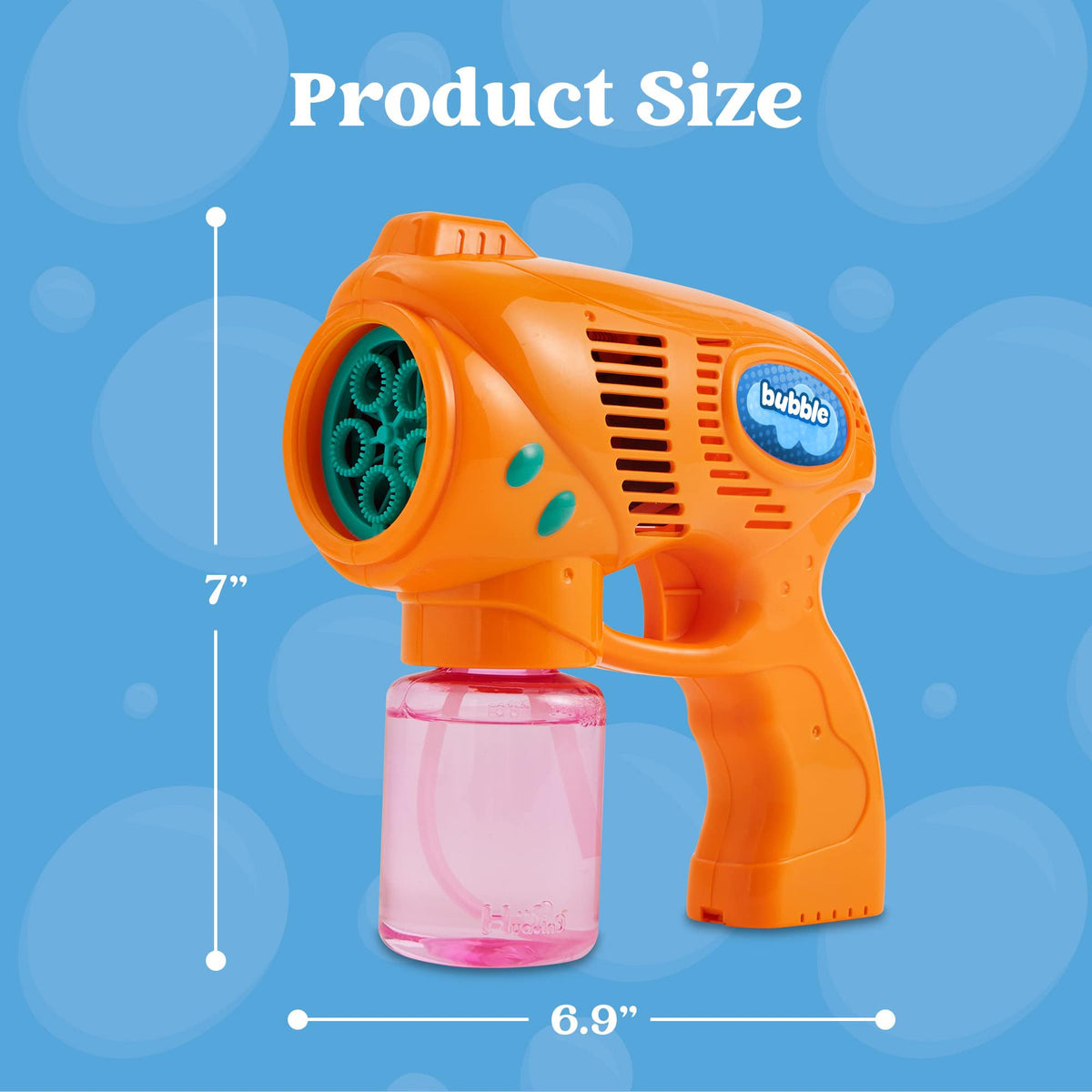 JOYIN bubble gun features leak-proof seal and durable ABS for safe use