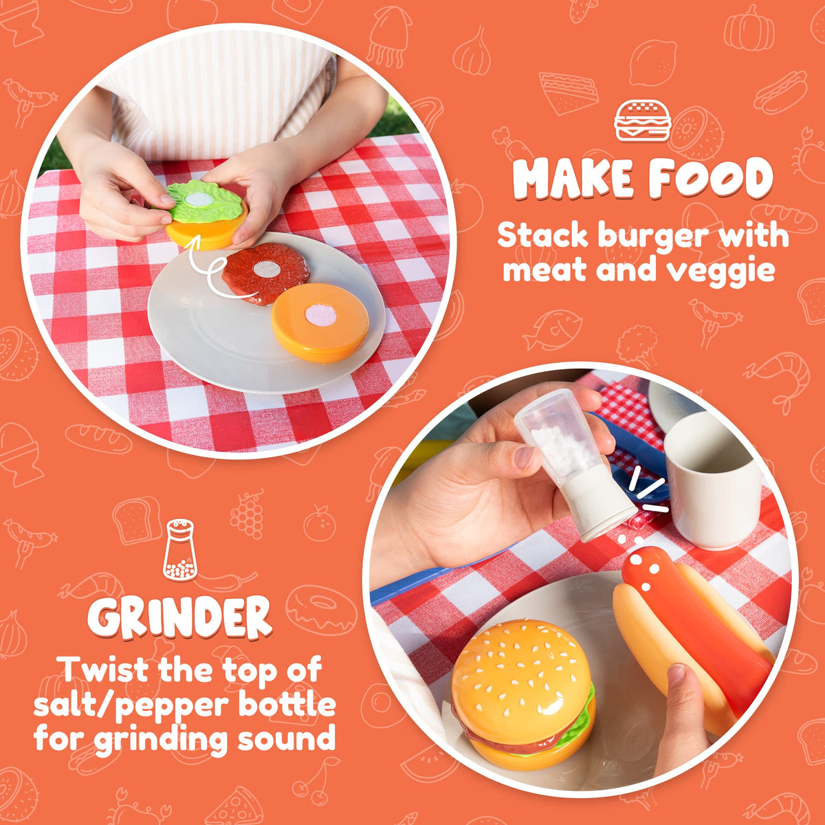 JOYIN safe pretend knife adds realistic chopping fun