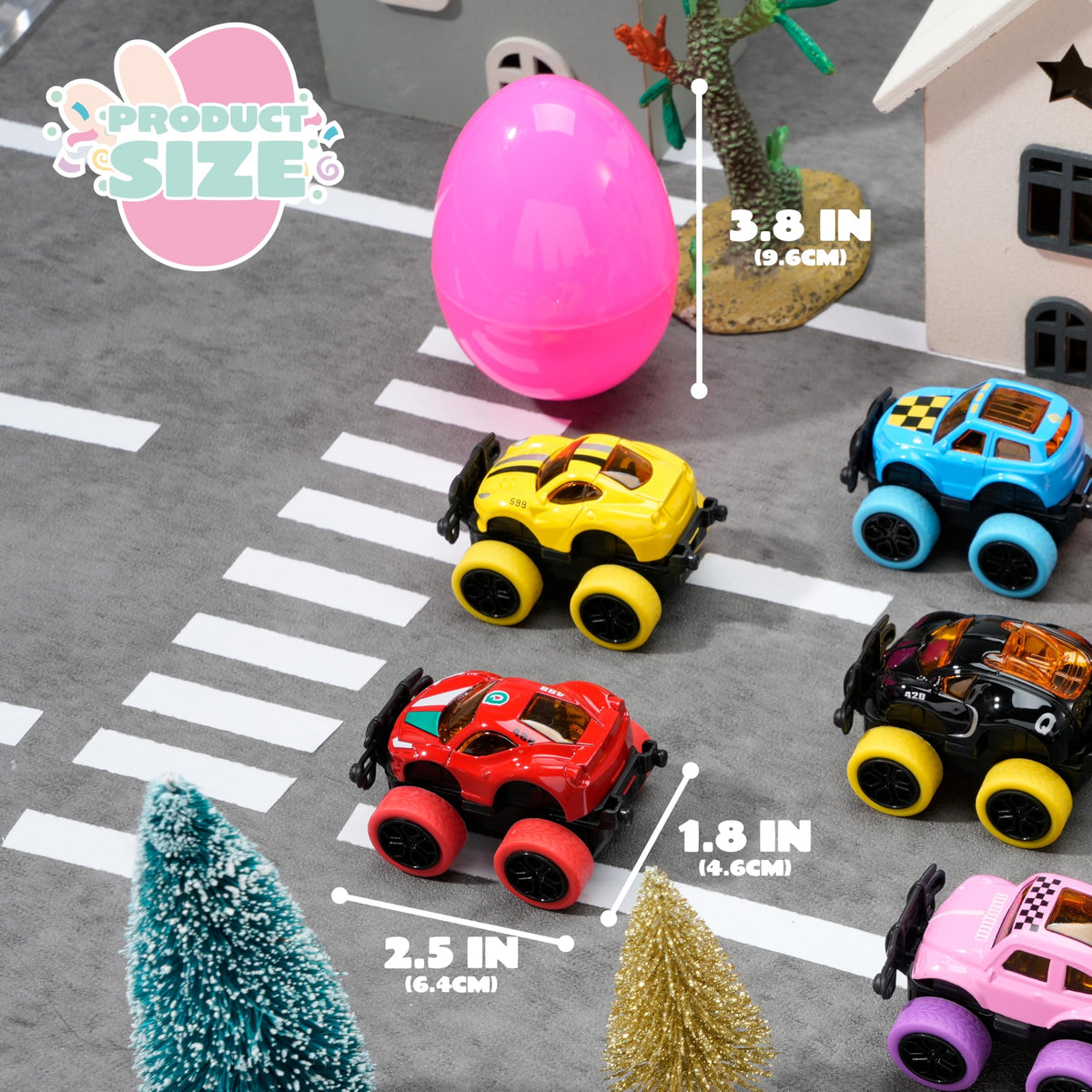 JOYIN safety-certified monster car, non-toxic material for peace of mind.