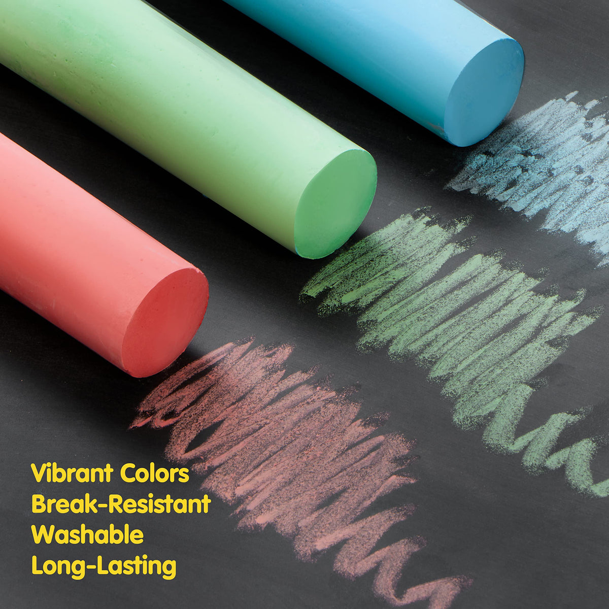JOYIN sidewalk chalk non-toxic safety tested for kids