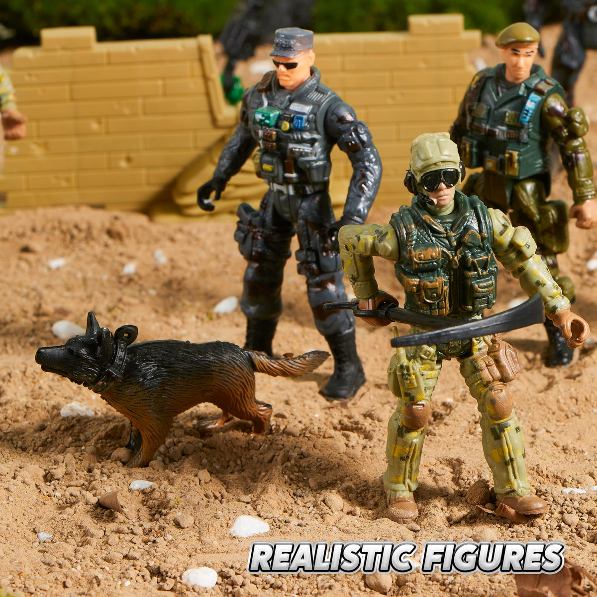 JOYIN special police figures pack for pretend emergency operations.
