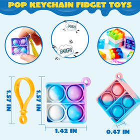 JOYIN Square Pop Keychain with satisfying pop sound for quick calm moments.