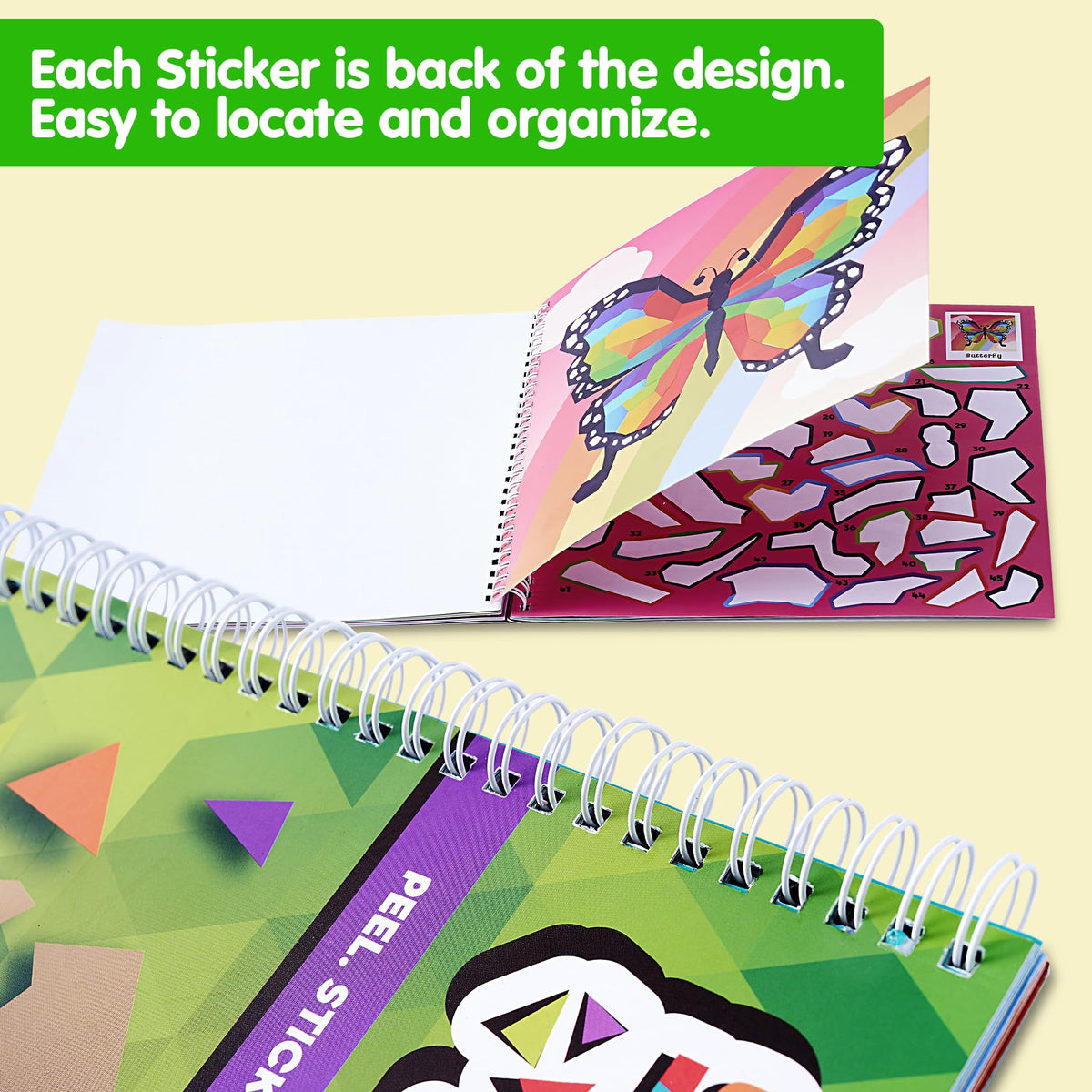 JOYIN sticker paint book cover shows four themes at a glance for kids.