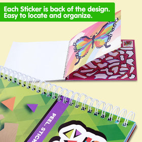 JOYIN sticker paint book cover shows four themes at a glance for kids.
