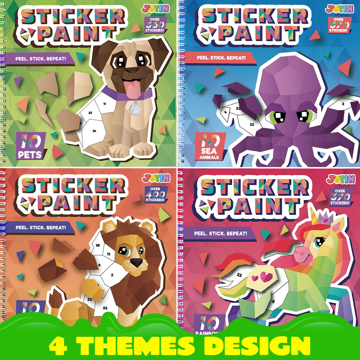 JOYIN sticker paint book ocean theme provides sensory fun while practicing numbers.