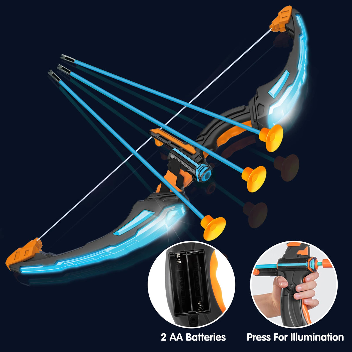 JOYIN suction-cup arrows ready for safe indoor archery practice