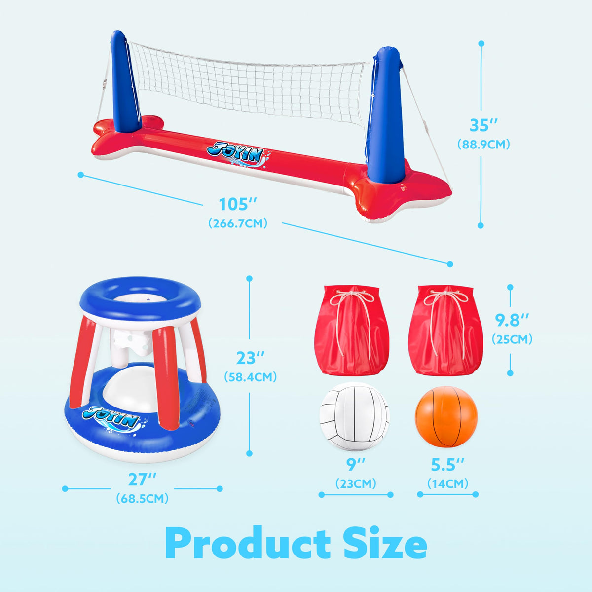 JOYIN summer pool toy set ideal for family gatherings.
