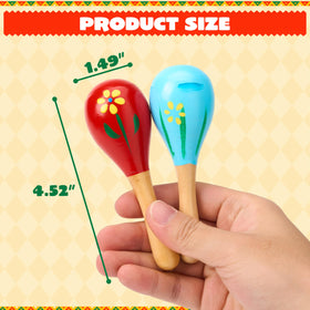 JOYIN sustainable wood maracas emphasize eco-friendly party supplies