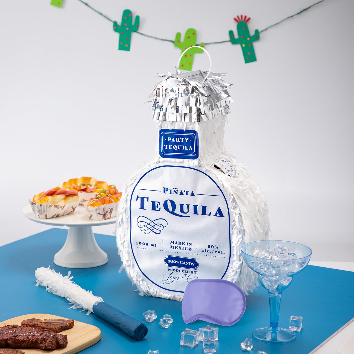 JOYIN vibrant tequila pinata bursts with color at parties.