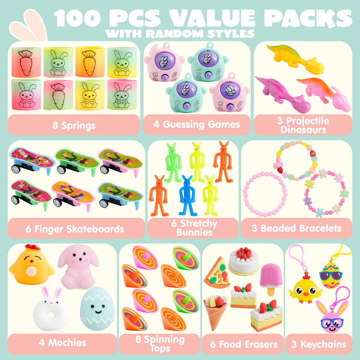 JOYIN theme stickers included to boost Easter decor and activity moments.