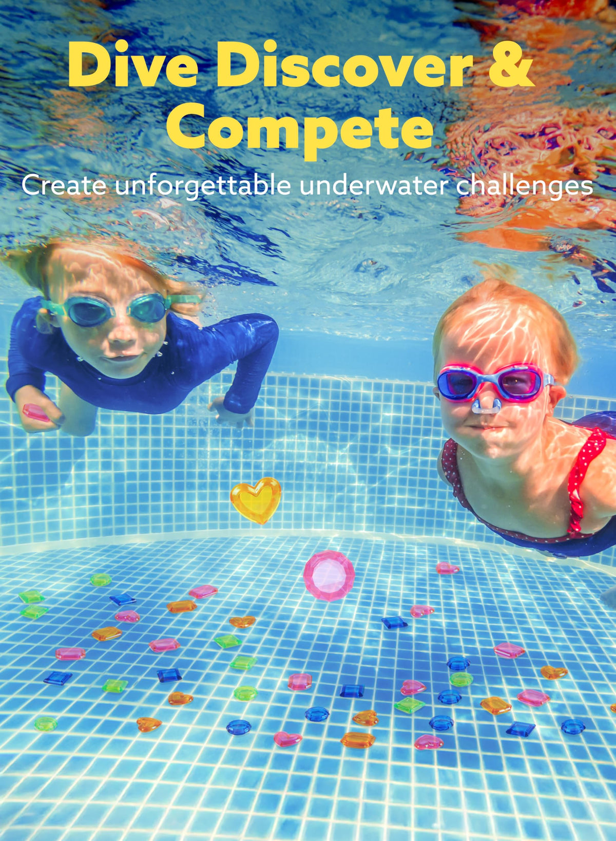 JOYIN tic tac toe board for quick, family-friendly underwater matches.