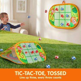 JOYIN tic-tac-toe mode encourages turn-taking and strategic thinking.