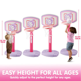 JOYIN indoor-outdoor hoop ready for energetic family play