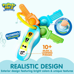JOYIN toy phone with numbers and alphabets switch fostering early recognition.
