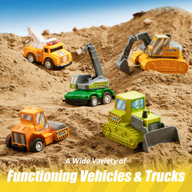 JOYIN transport truck pull-back toy adds dynamic storytelling and discovery.