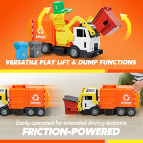 JOYIN three color-coded trash bins supporting category learning during pretend play.