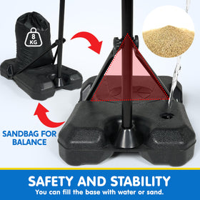 JOYIN triangular-base stability design keeps hoop steady during active games