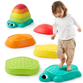 JOYIN Turtle Balance Stepping Stones pack, ideal for indoor/outdoor play to boost coordination.