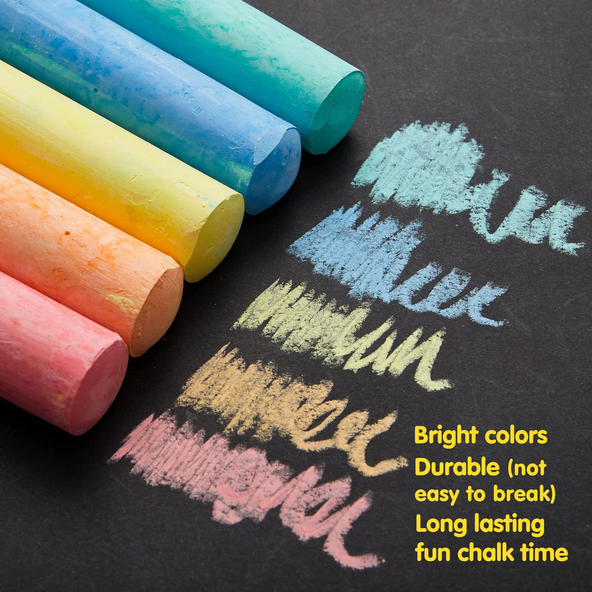 JOYIN vibrant chalk colors ideal for school and camp outdoor art.
