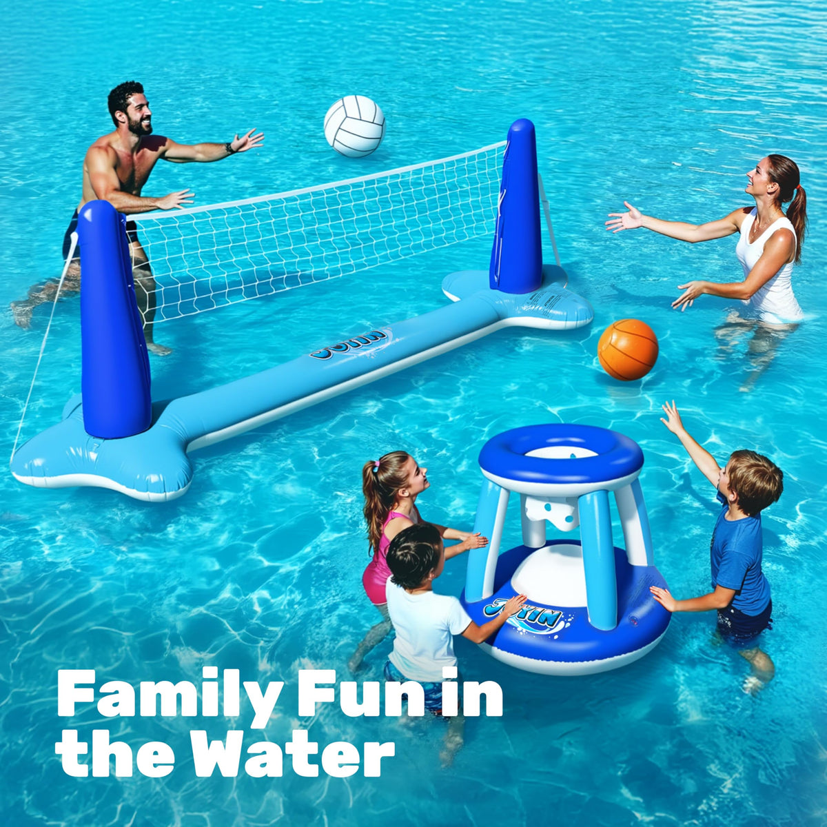 JOYIN volleyball pool ball for fast-paced pool and beach play