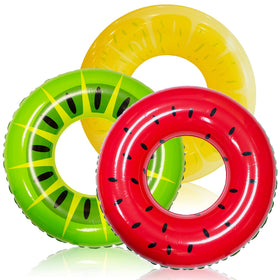 JOYIN Watermelon Ring inflatable swim tube for vibrant pool play and summer fun.