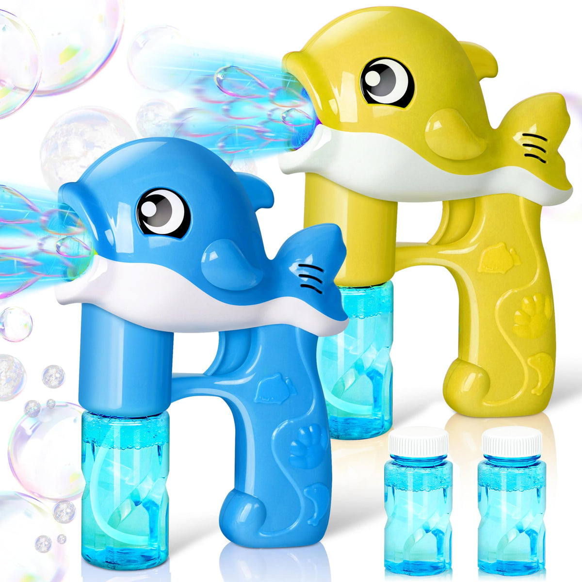 JOYIN whale bubble guns kit front view delivering kids’ outdoor bubble fun