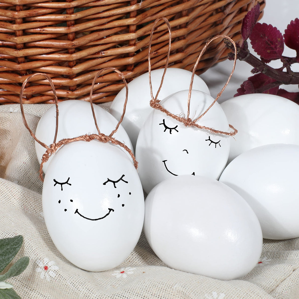 JOYIN wooden eggs for Easter egg hunts and party favors.