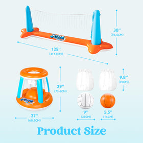 Ideal for backyard pools or resort-style aquatic games.