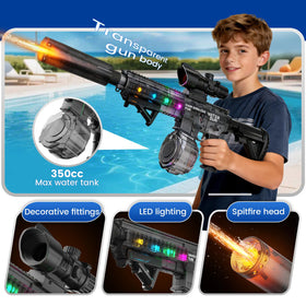 Joyinntere electric water gun transparent body shows components