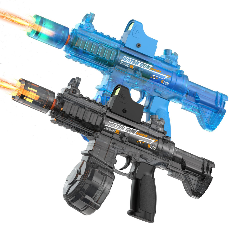 JOYINNTERE electric water gun with flashing head for night battles